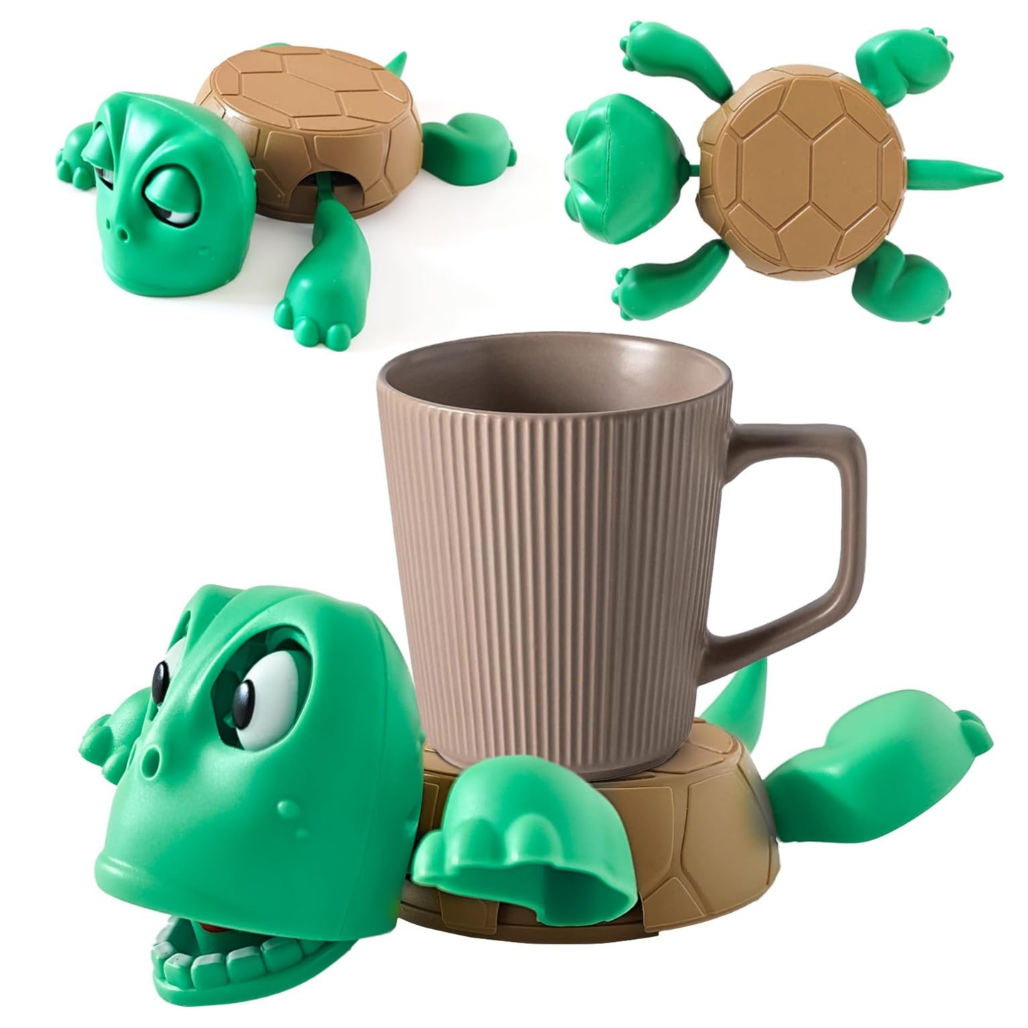 Portavasos de tortuga divertido